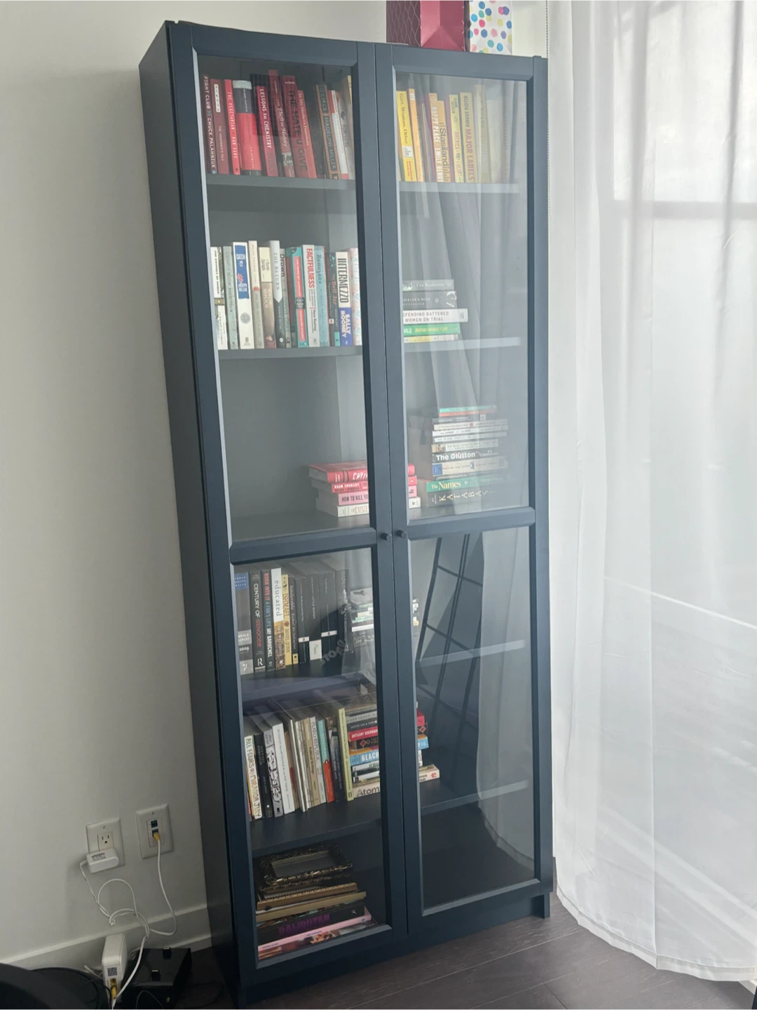 IKEA Billy Bookcase with Glass Doors
