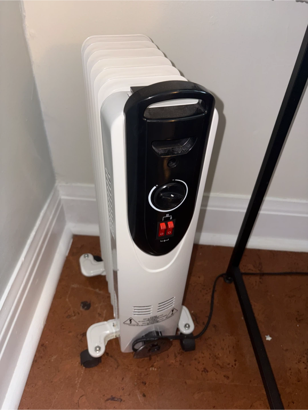 White Oil-Filled Radiator Heater