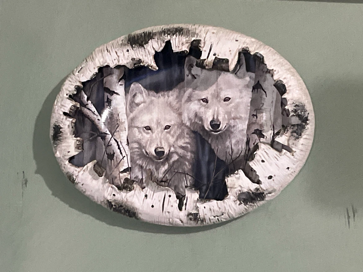Bradford Exchange "White Magic" Decorative Plate