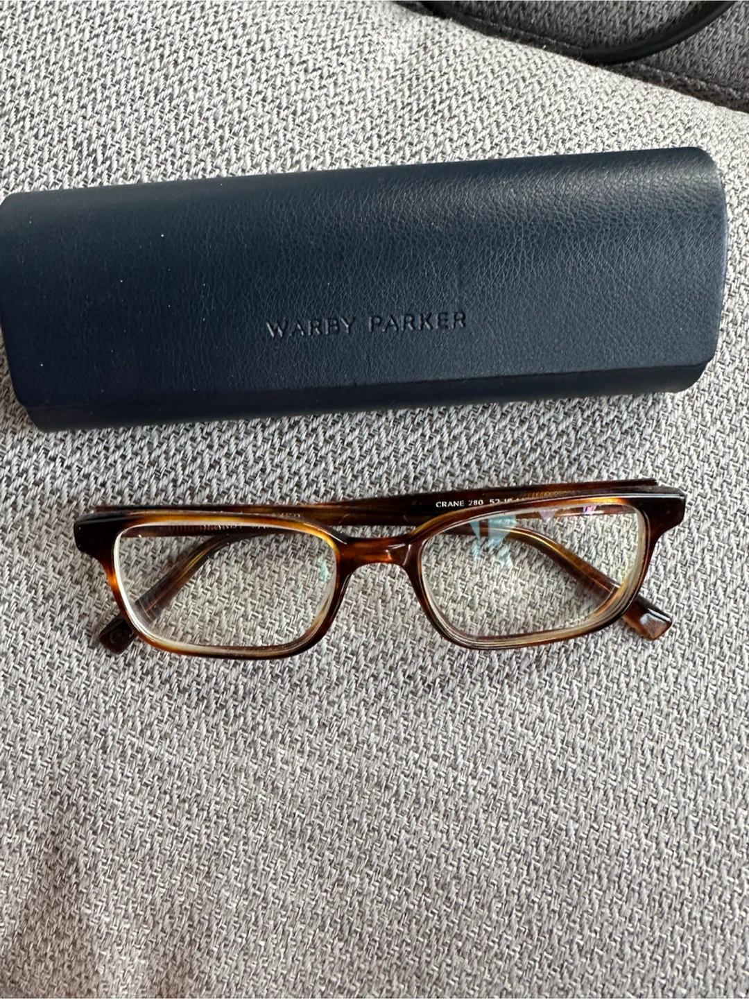 Warby Parker Crane Eyeglasses Tortoise Shell frame 52-18-135