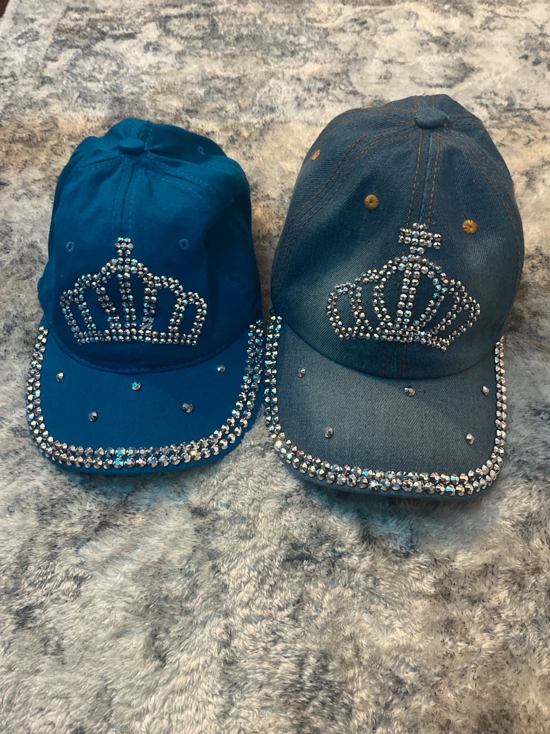 Rhinestone Crown hats