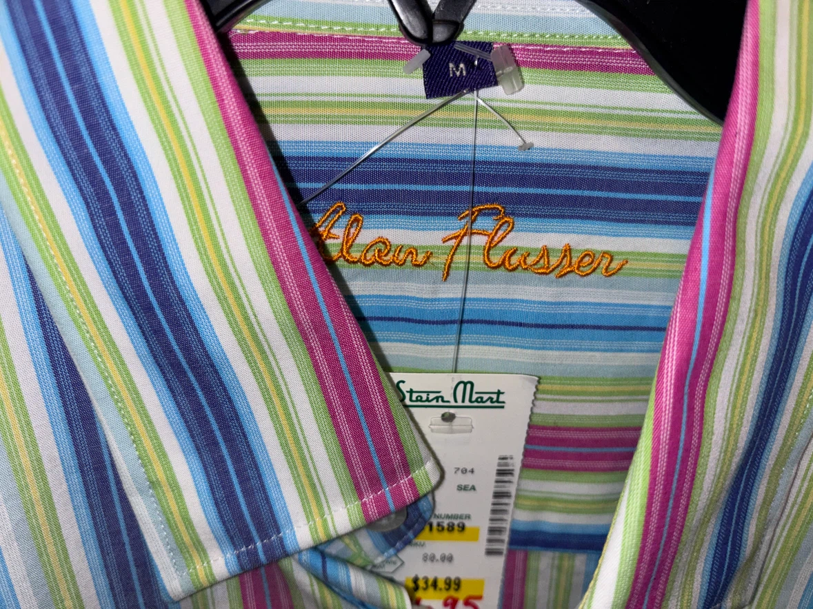 Alan Flusser Striped Button-Down Shirt - photo 2