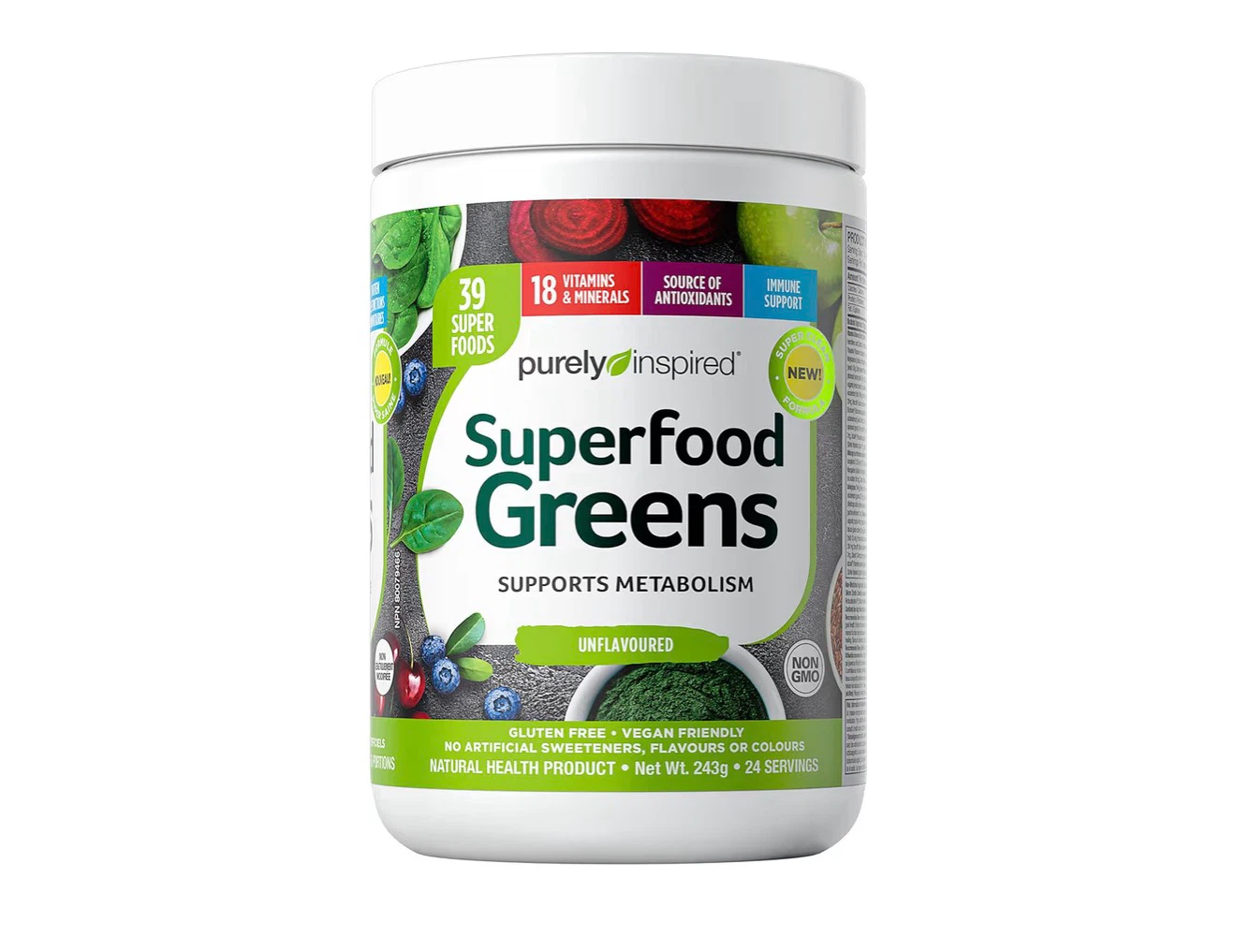 New Sealed Purely Inspired Superfood Greens
