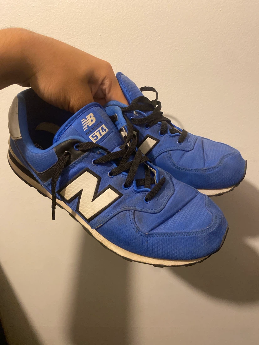 New Balance 574 Blue Running Shoes - photo 4
