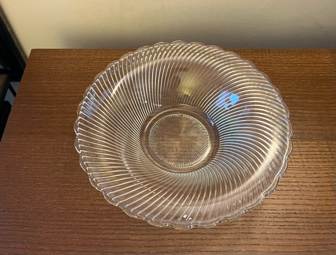 Vintage 12” Federal Glass “Diana” Bowl - photo 5