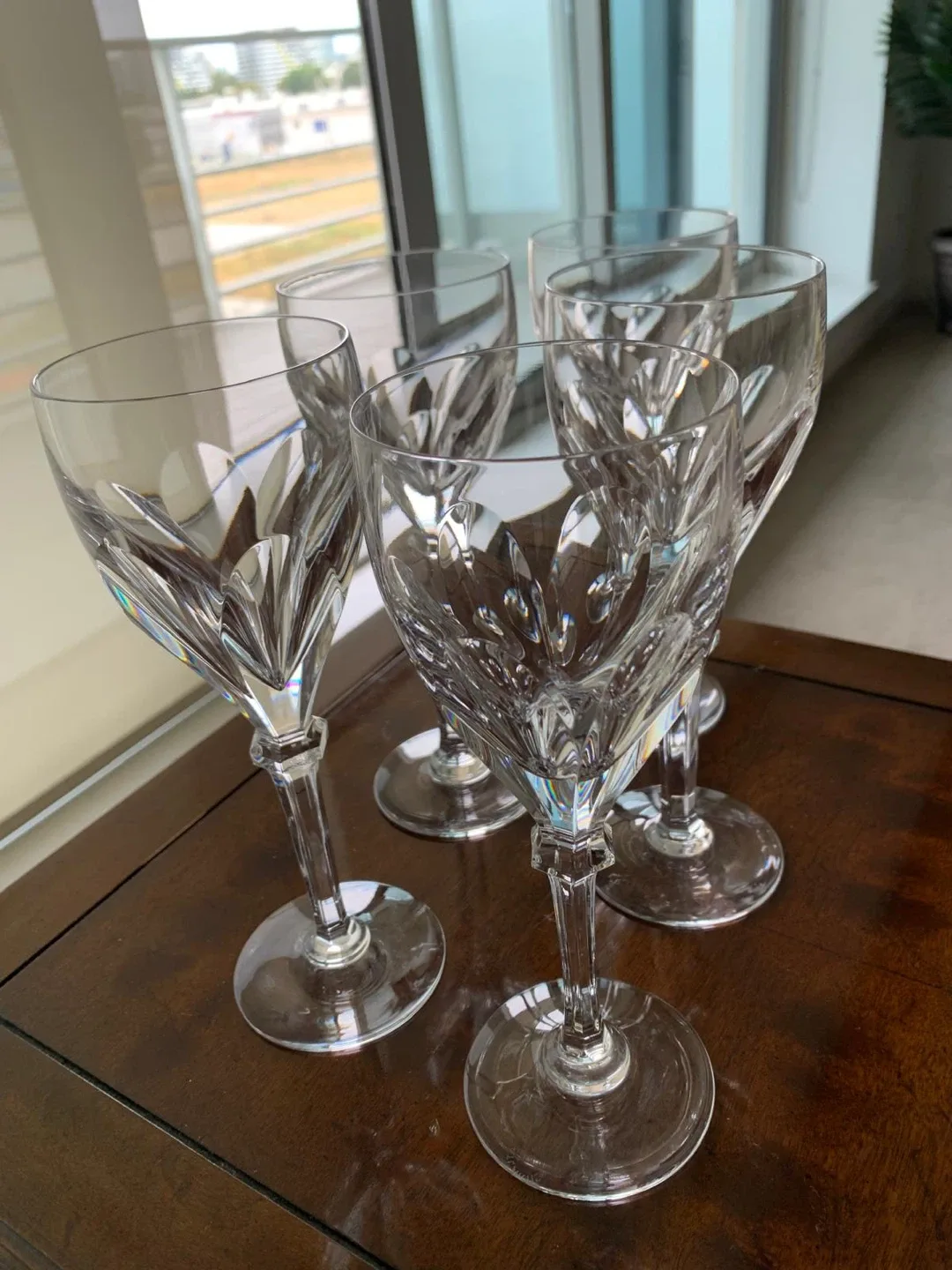Crystal Wine Glasses Set