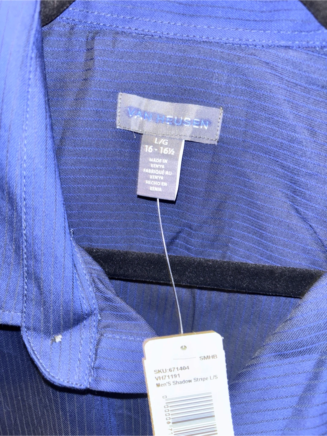 Van Heusen Men's Shadow Stripe Dress Shirt L/G - photo 2