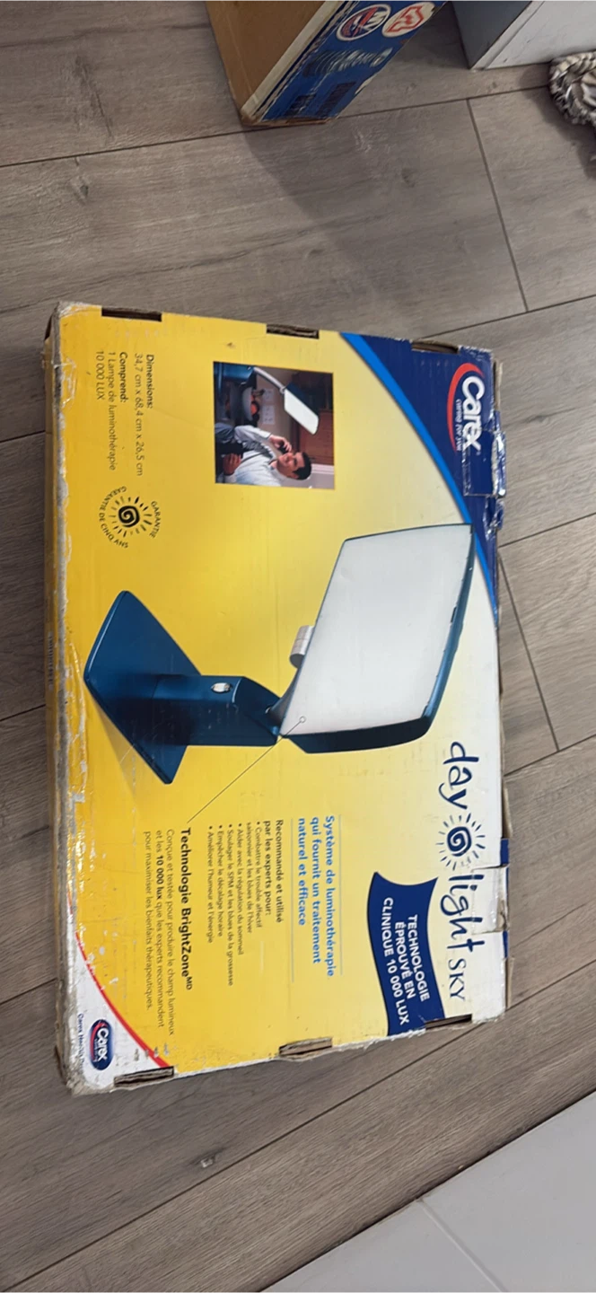 Carex Day-Light Sky Bright Light Therapy Lamp