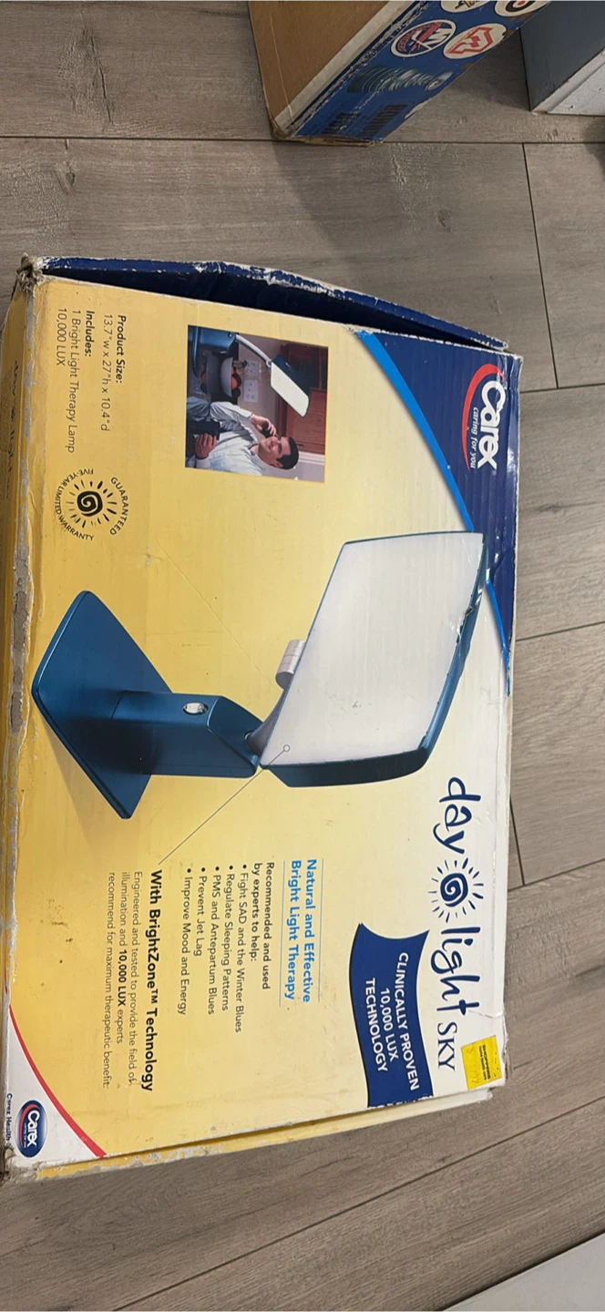 Carex Day-Light Sky Bright Light Therapy Lamp - photo 2