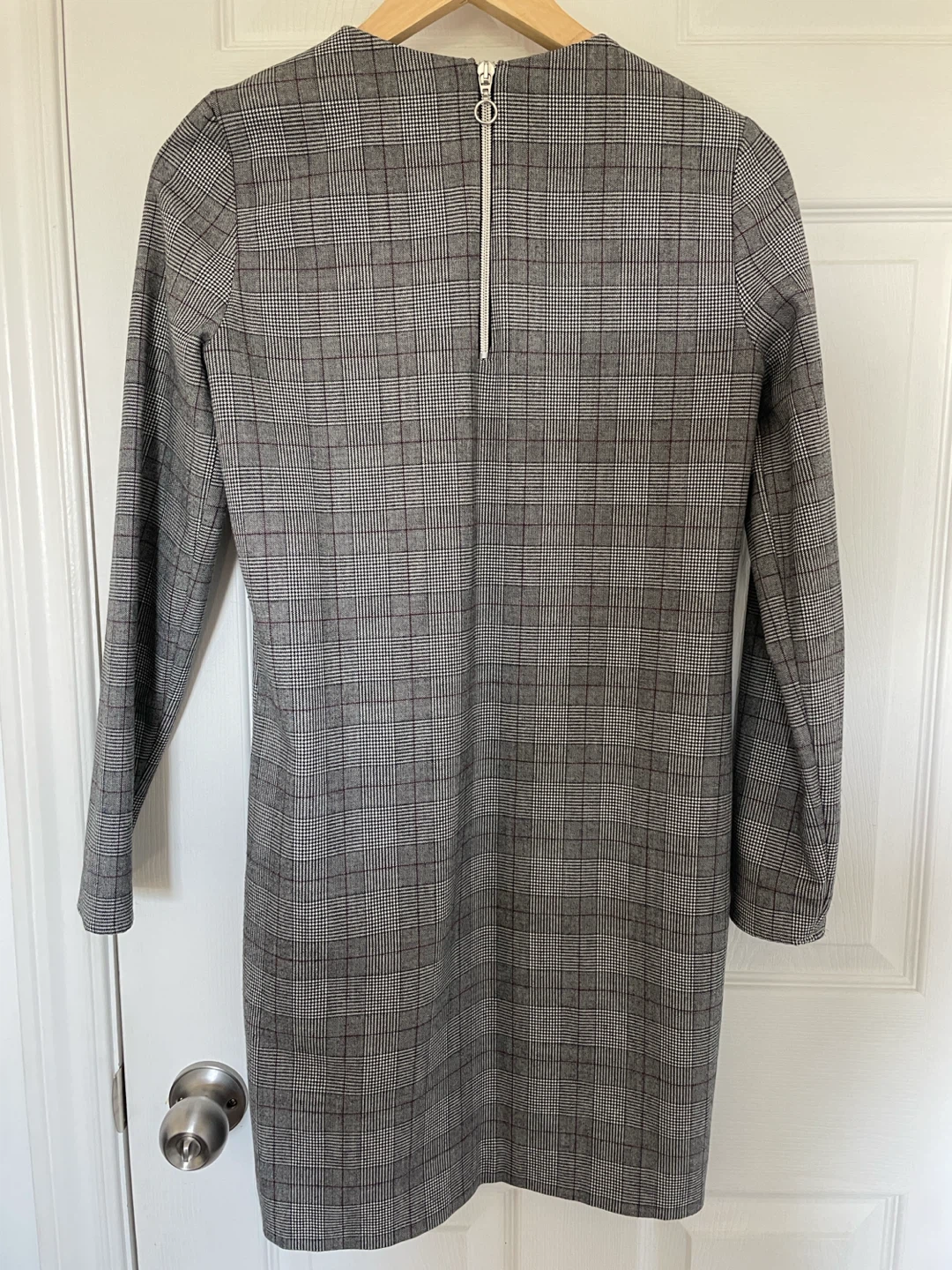 Zara Plaid Long Sleeve Dress Sz XS - photo 2