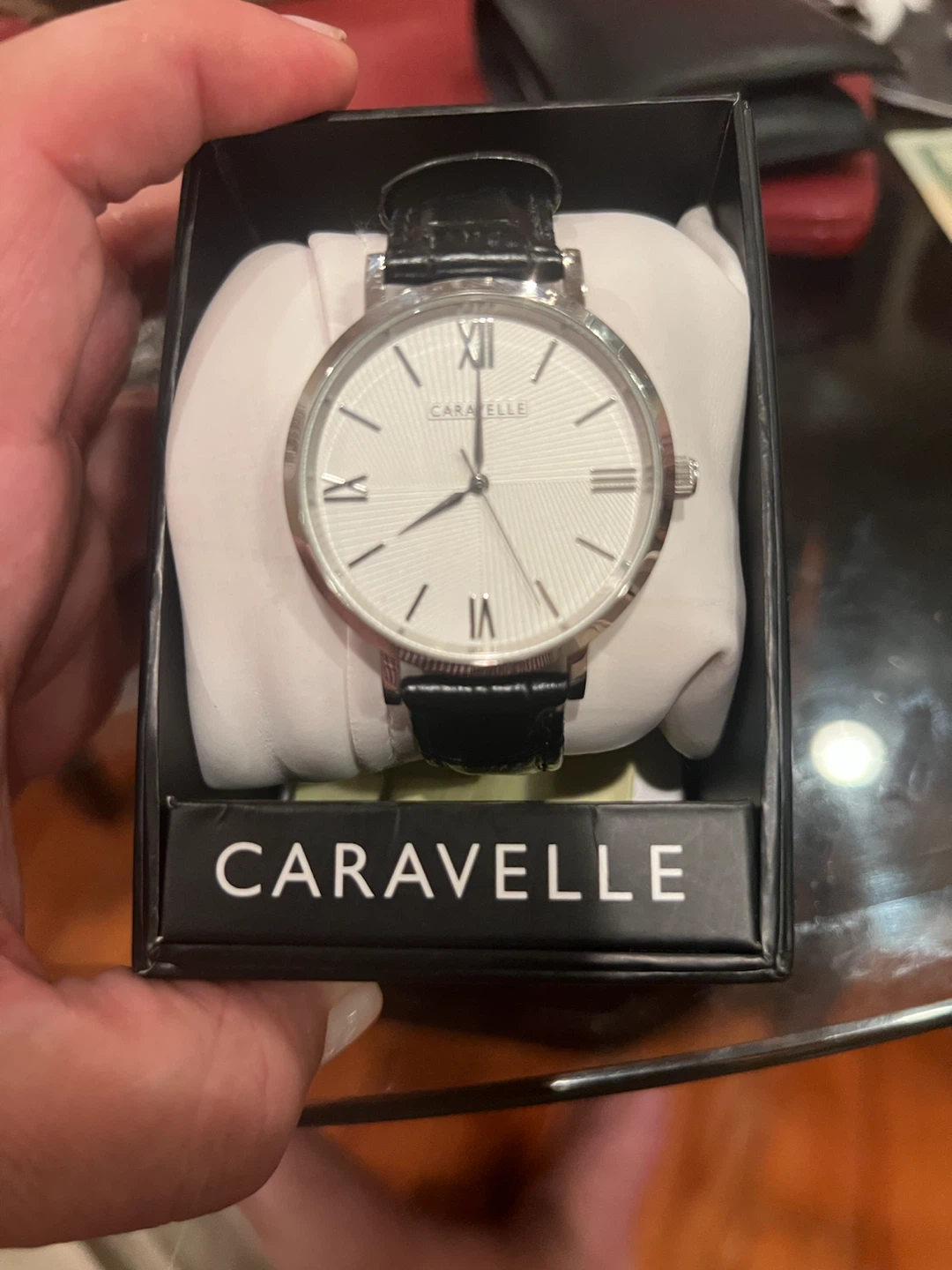 Caravelle Stainless Steel Watch