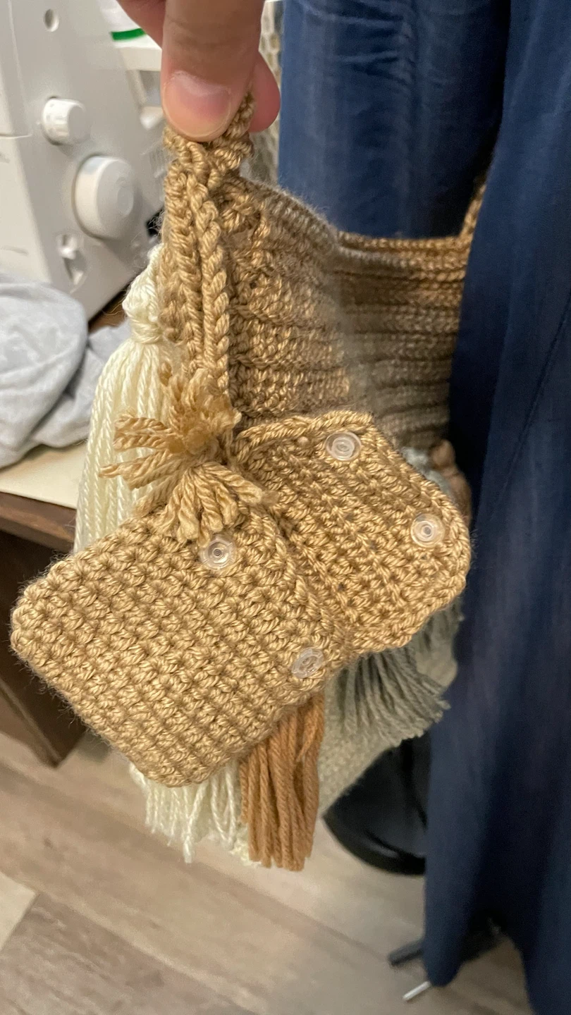Crocheted Tassel Crossbody Bag - photo 5