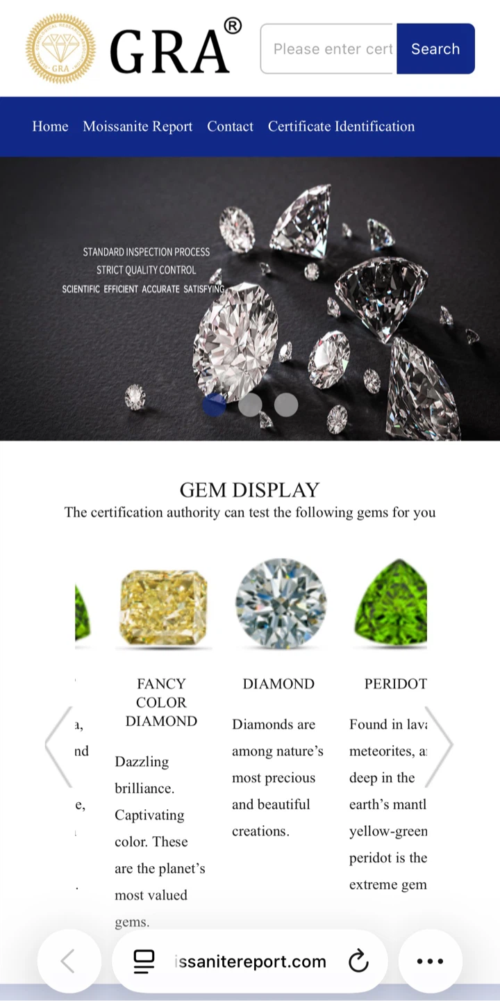 Moissanite Heart Ring with GRA Certificate - photo 2
