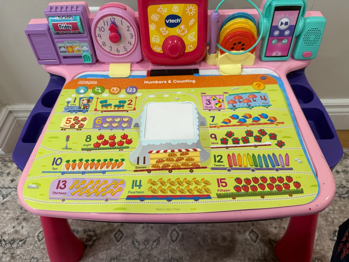VTech "Get Ready For School" Learning Desk - photo 4