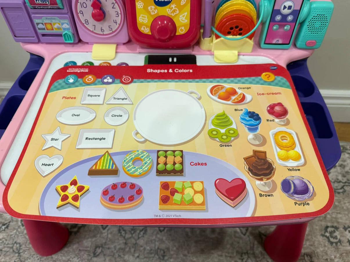 VTech "Get Ready For School" Learning Desk - photo 5