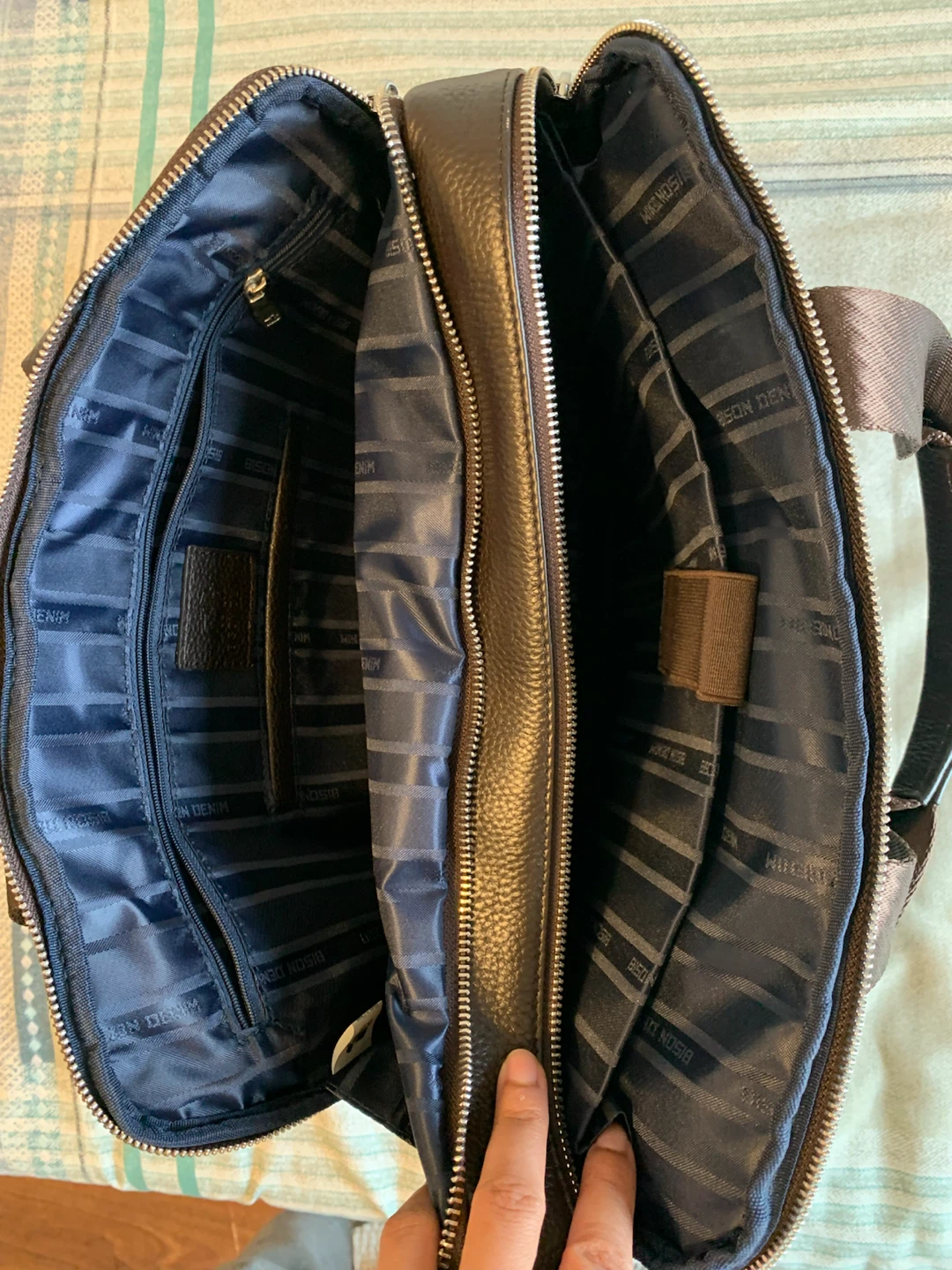 Bison Denim Premium Genuine Leather Laptop Bag –  (Brand New) - photo 3
