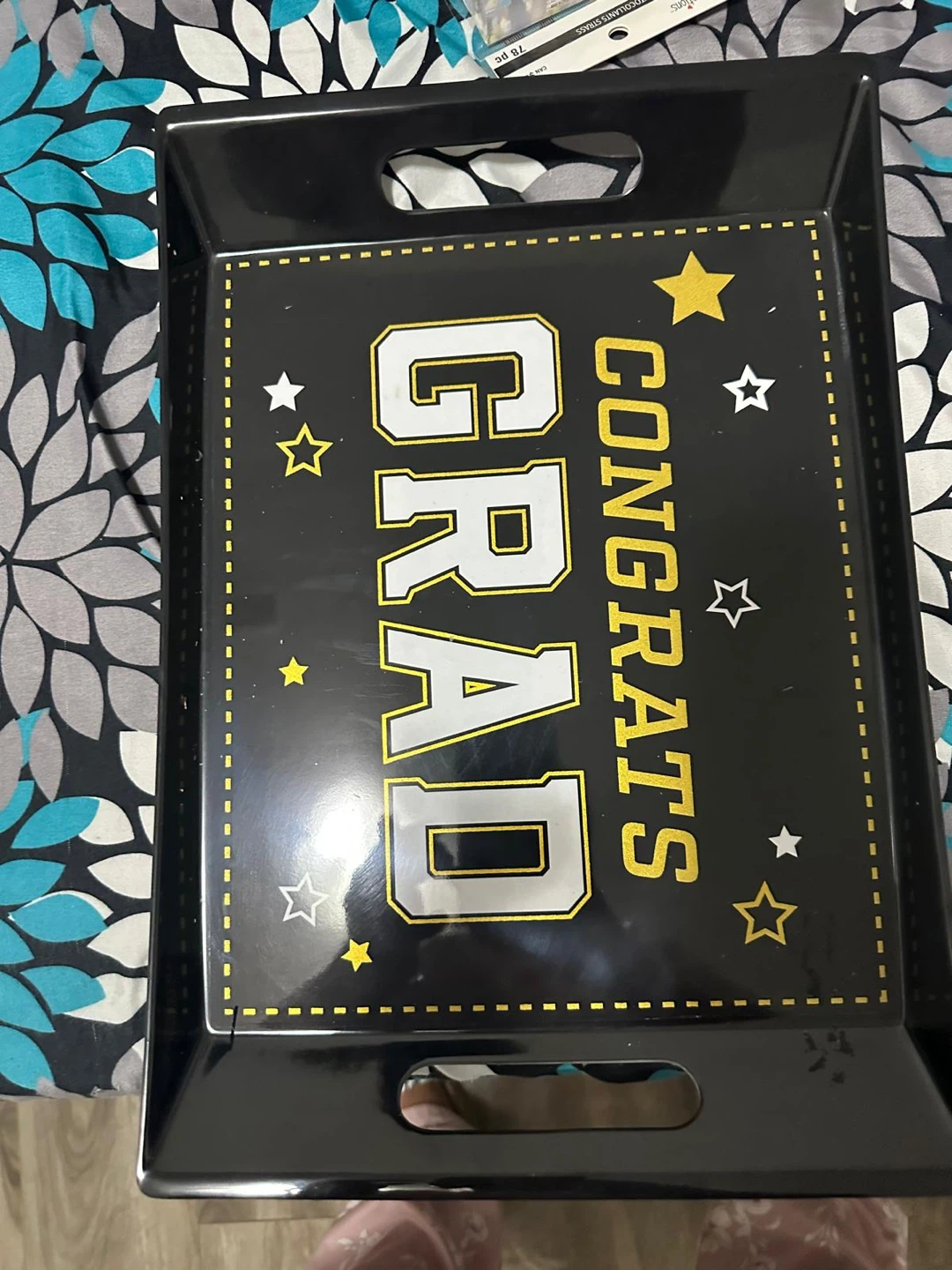 Congrats Grad Serving Tray