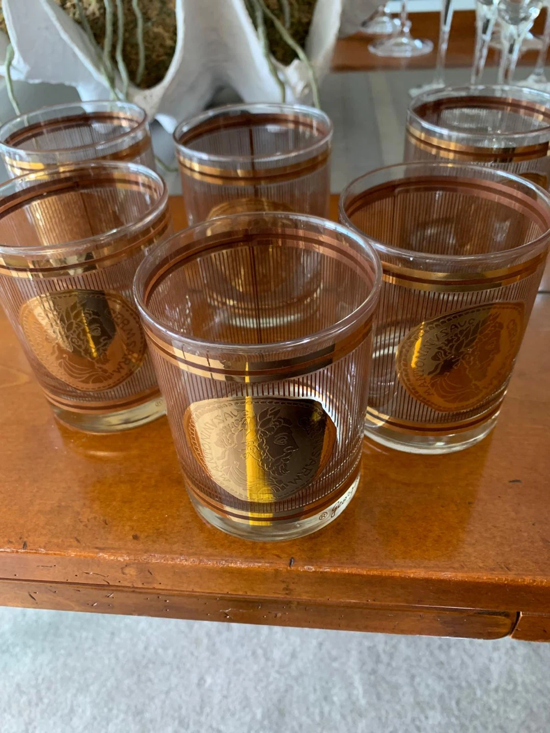 Set of 6 Vintage George Cocktail Glasses - photo 2