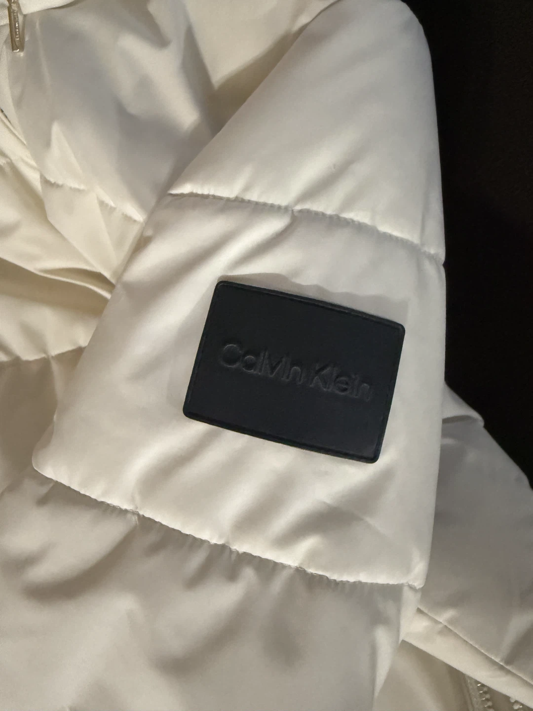 Calvin Klein Puffer Jacket - Cream - Size S/P - photo 2