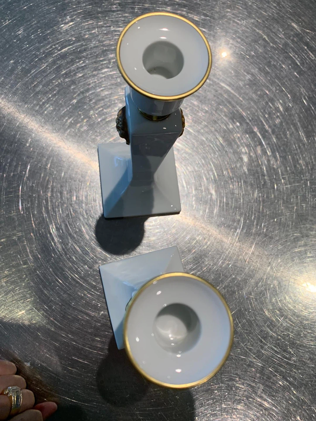 Versace Rosenthal Medusa Candle Holders - photo 3
