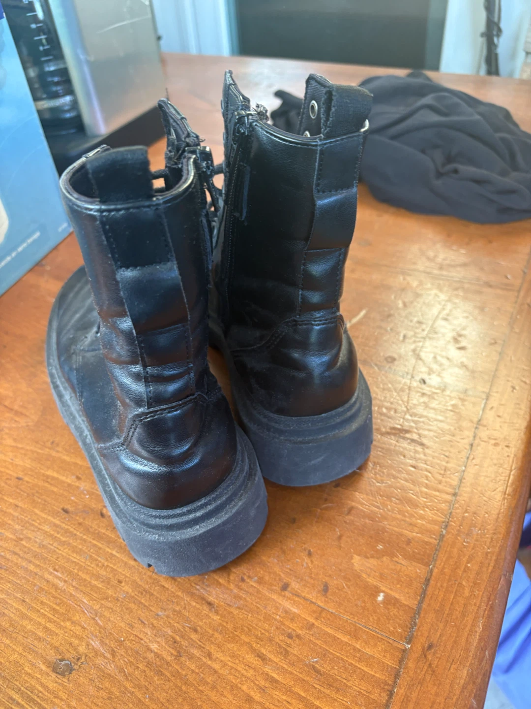 Black Combat Boots