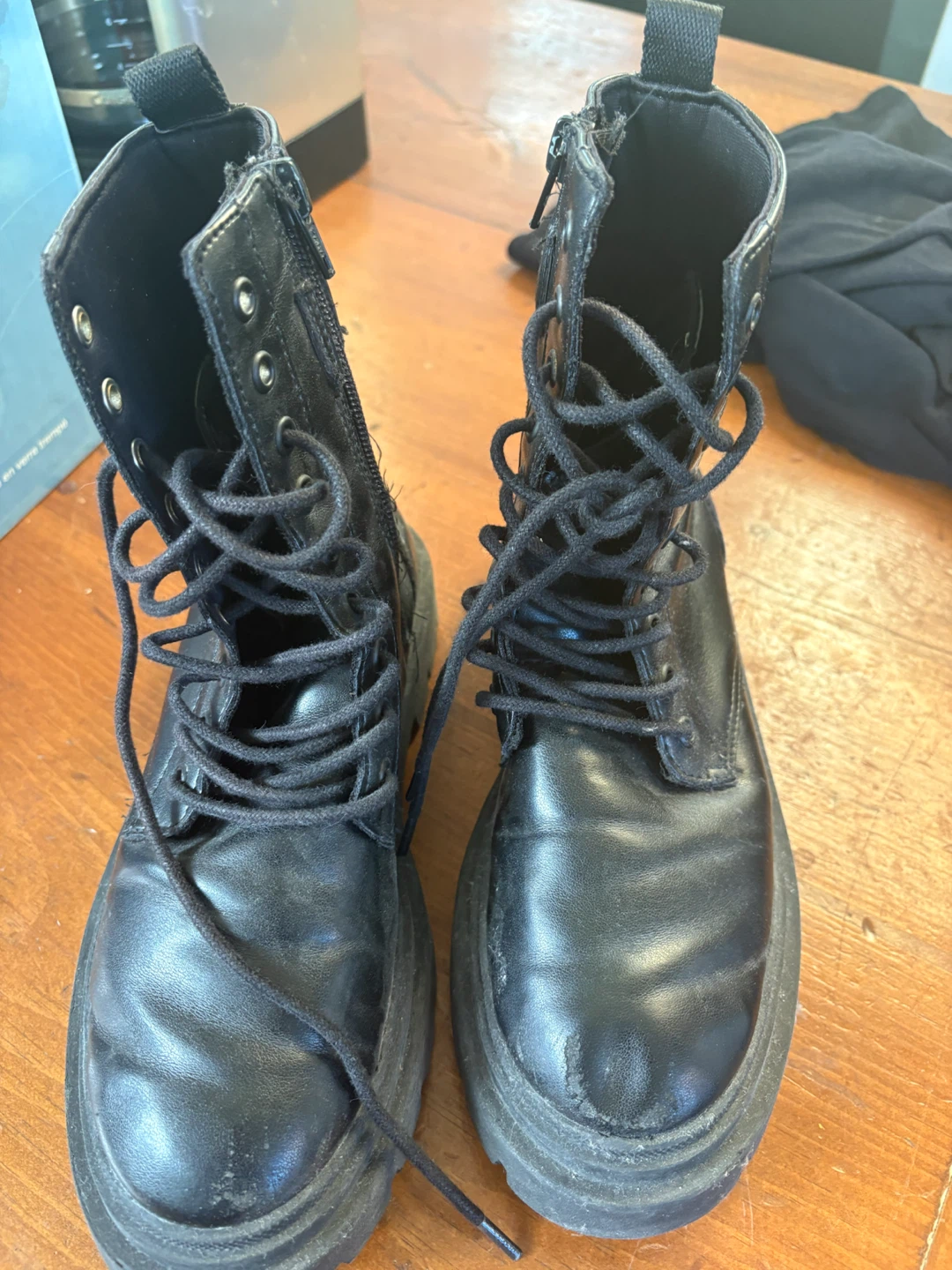 Black Combat Boots - photo 2
