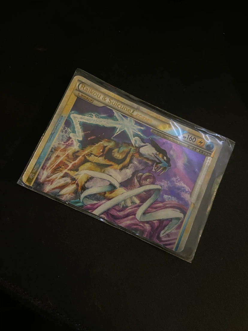 Pokemon TCG Raikou & Suicune [Legend] Top Half 92/95