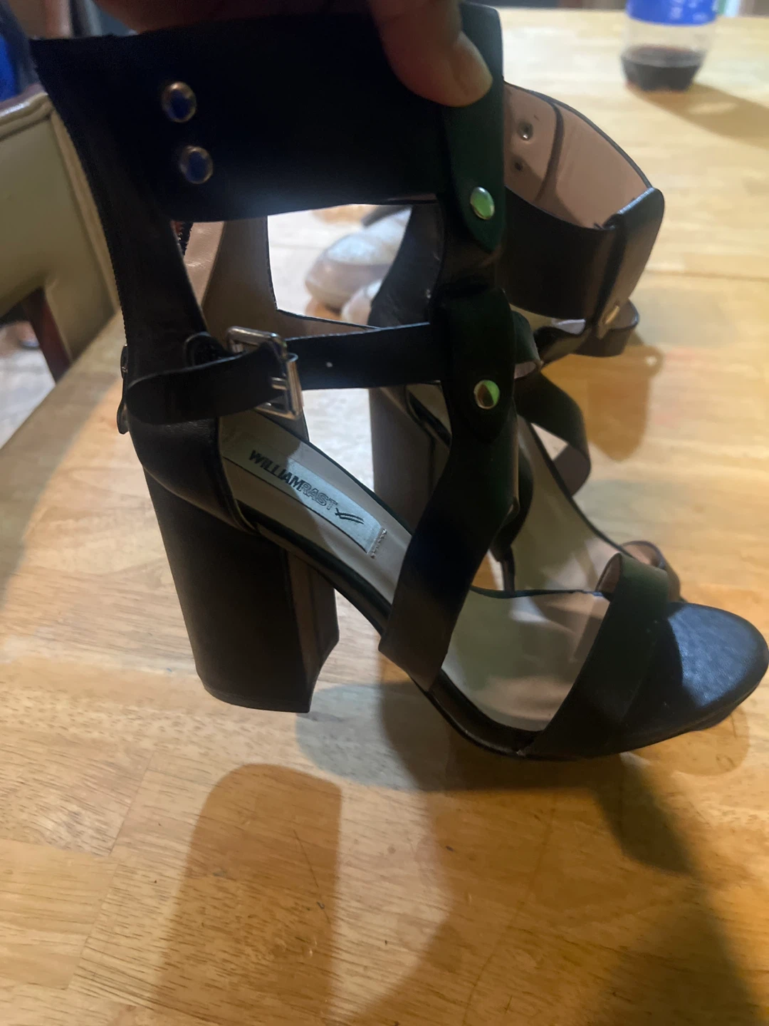 William Rast Black Strappy Heels - photo 2
