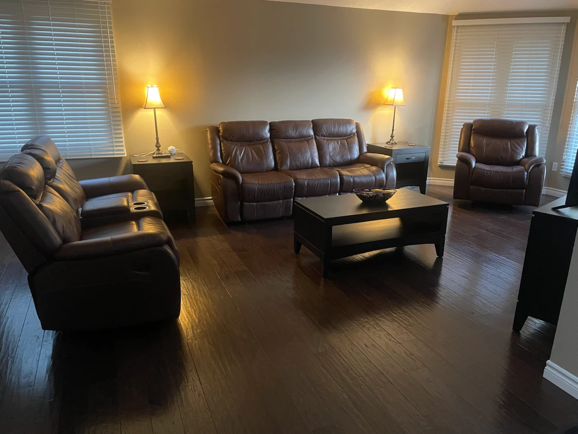 Brown Leather Recliner Chair