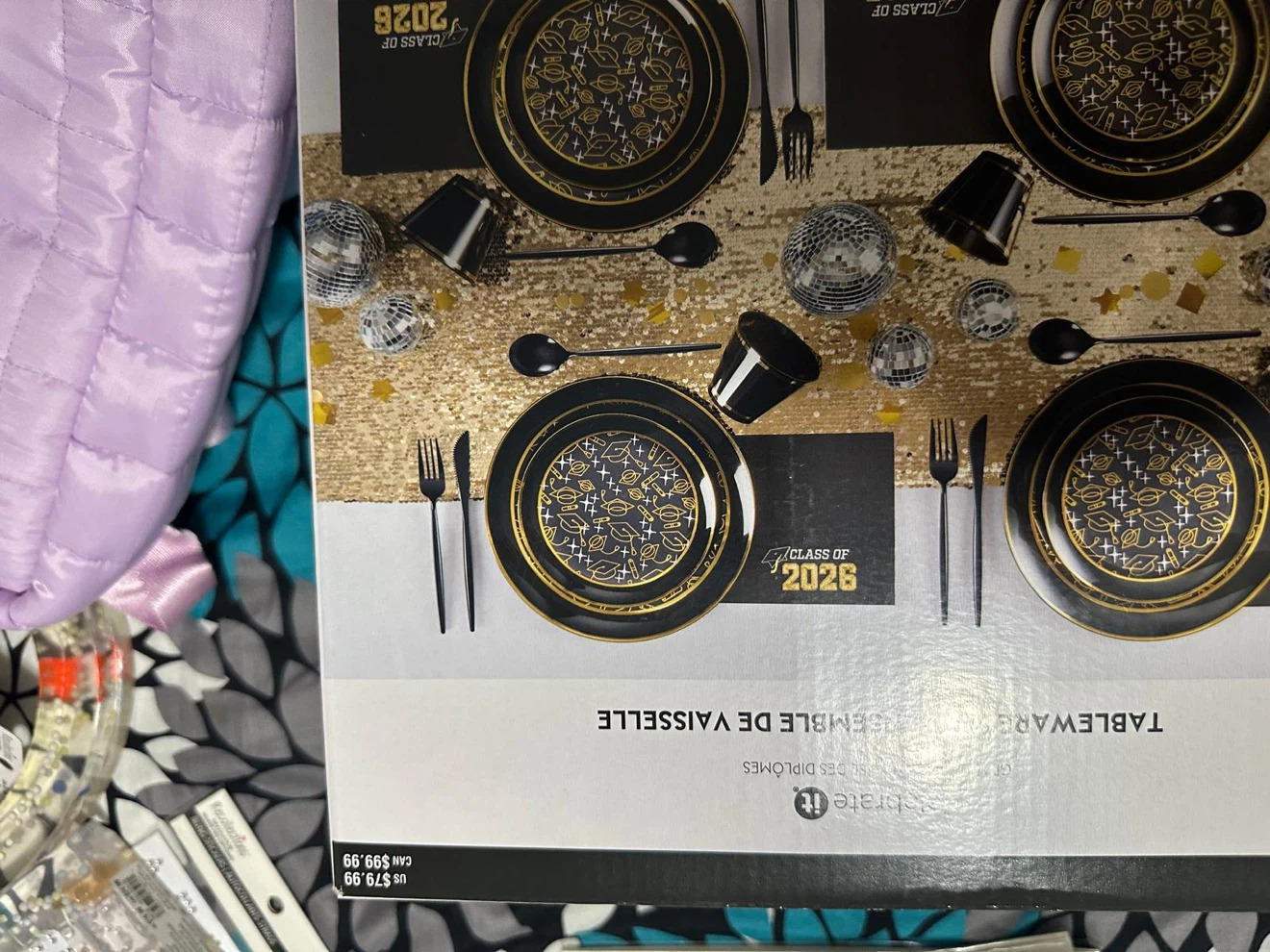 Graduation Tableware Set "Class of 2026"