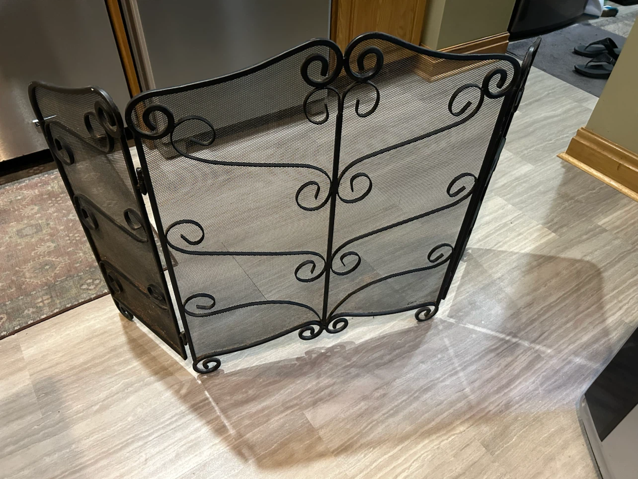 Fireplace screen