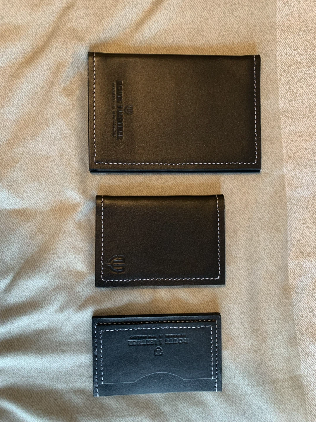 New Handmade Leather Travel Set – 3 Pieces - photo 2
