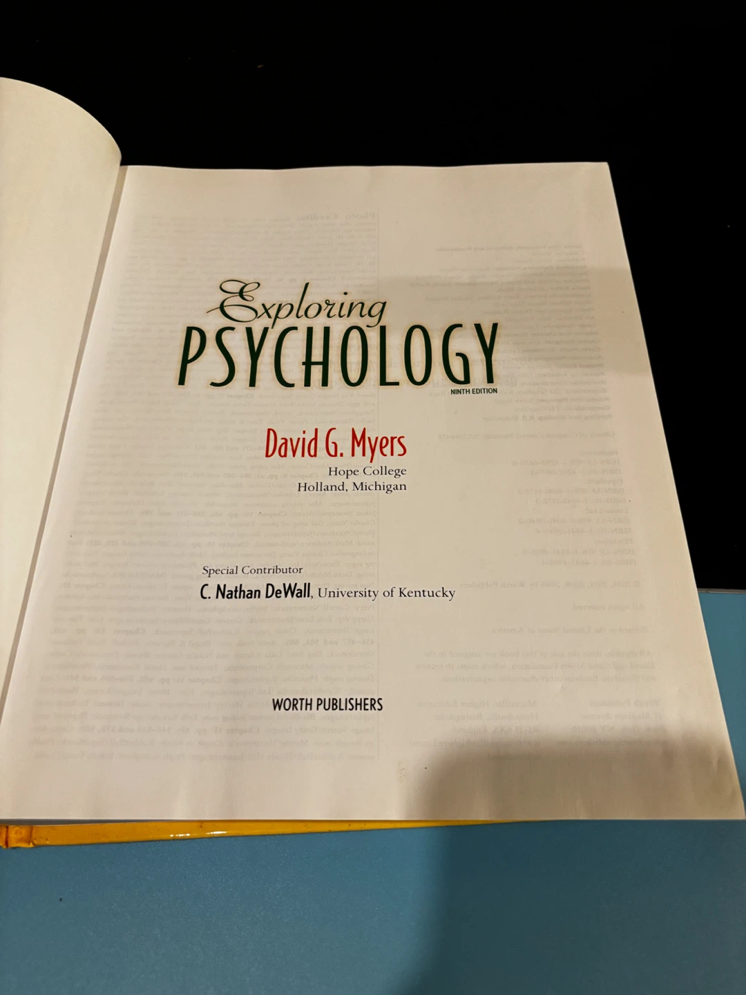 Exploring Psychology Ninth Edition Textbook - photo 5