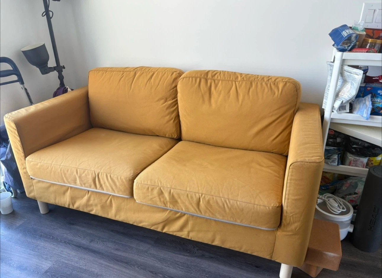 IKEA KIVIK Sofa - Mustard Yellow
