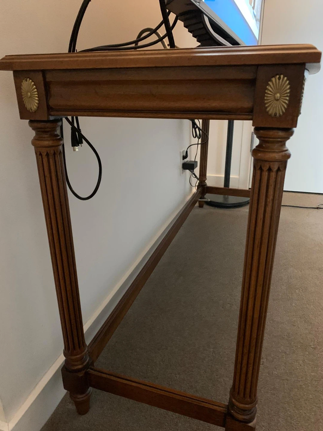 Wooden Console Table - photo 2