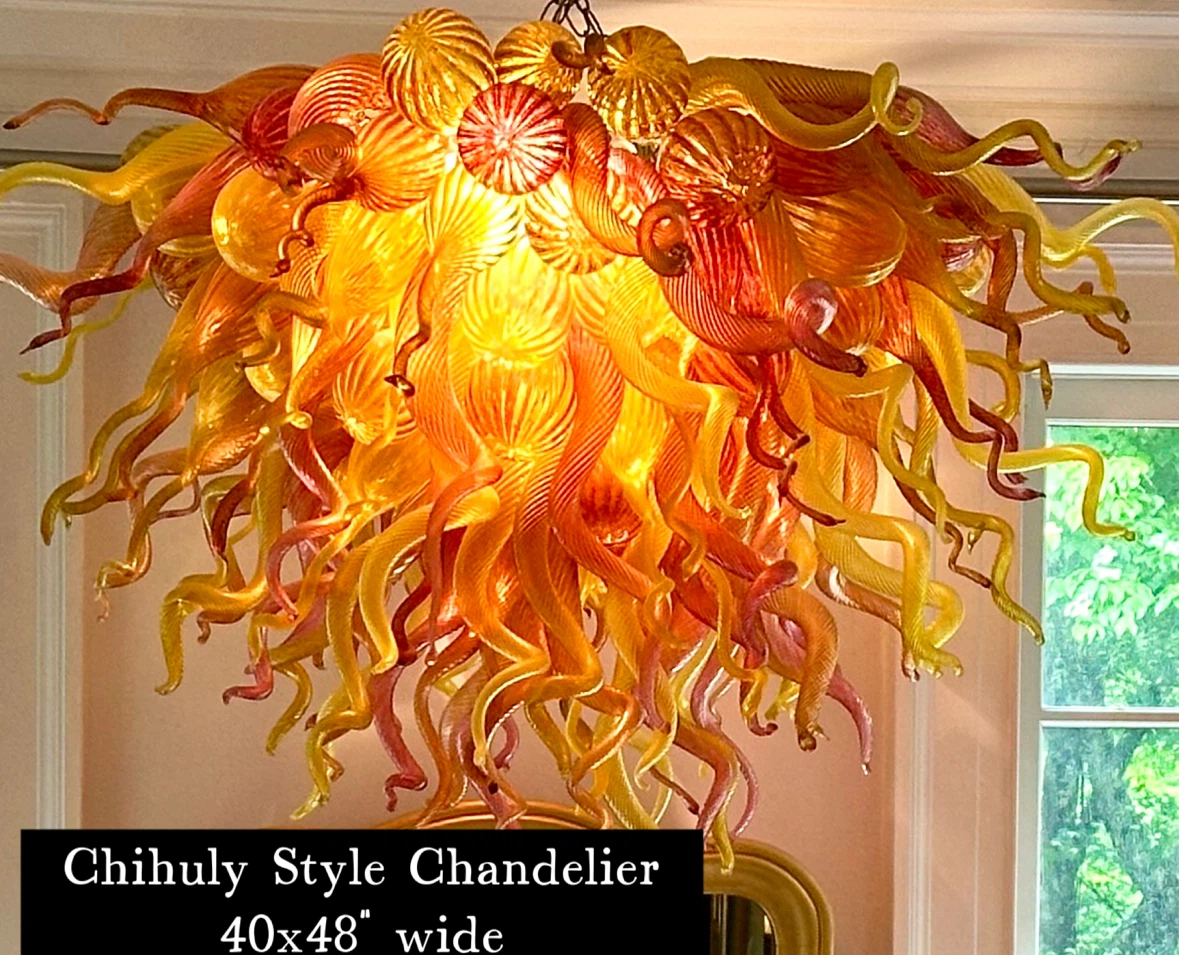 Chihuly Style Chandelier