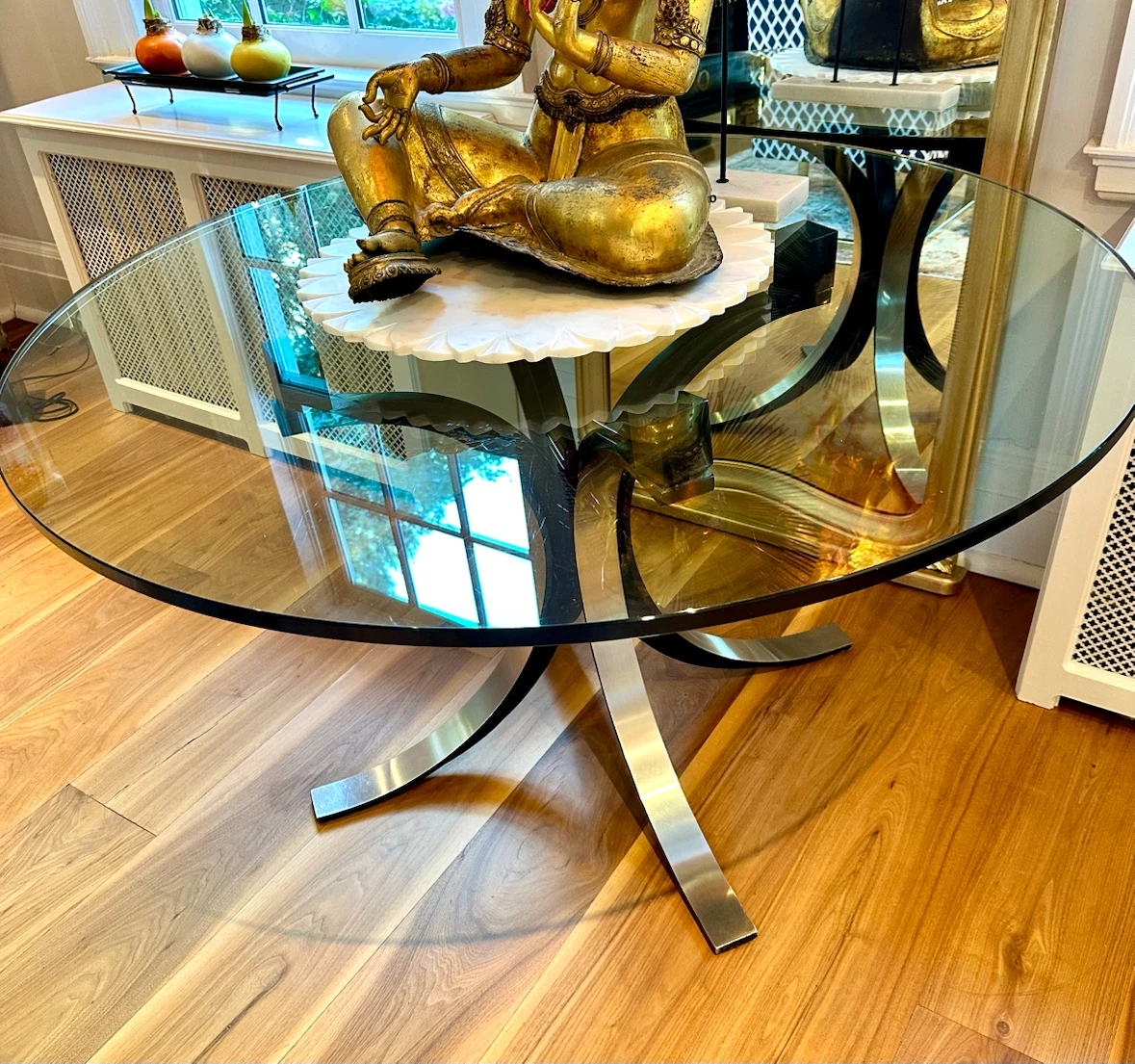 Techno Base Italian Wood and Metal Dining Table - photo 3