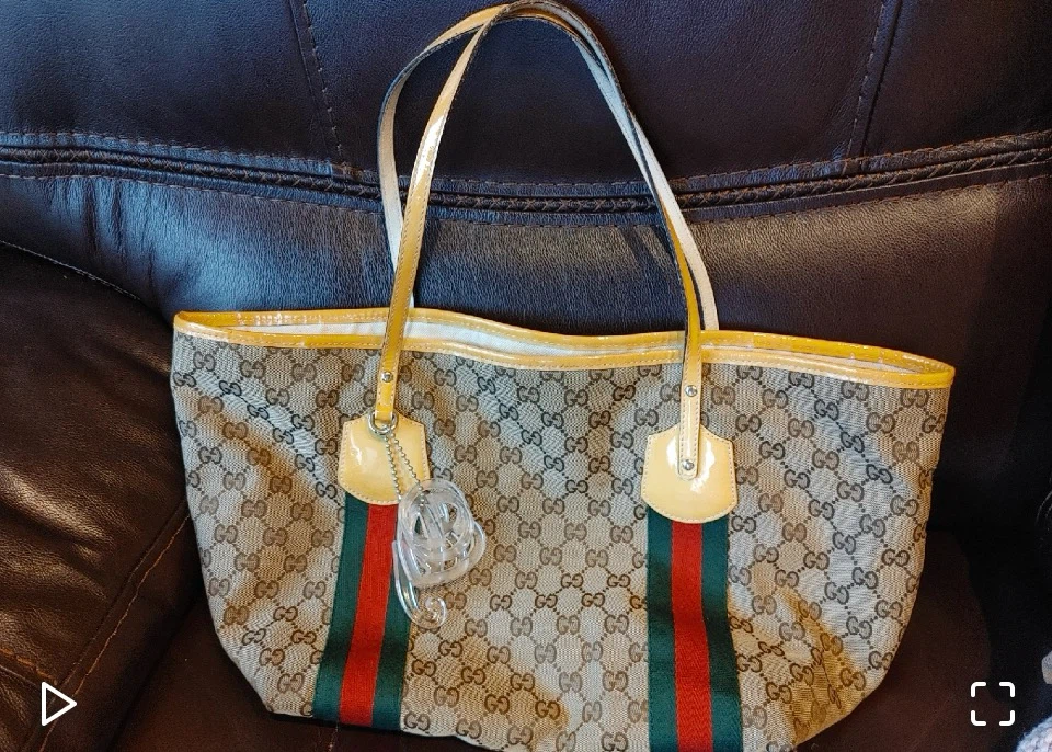 Gucci Monogram Tote Bag