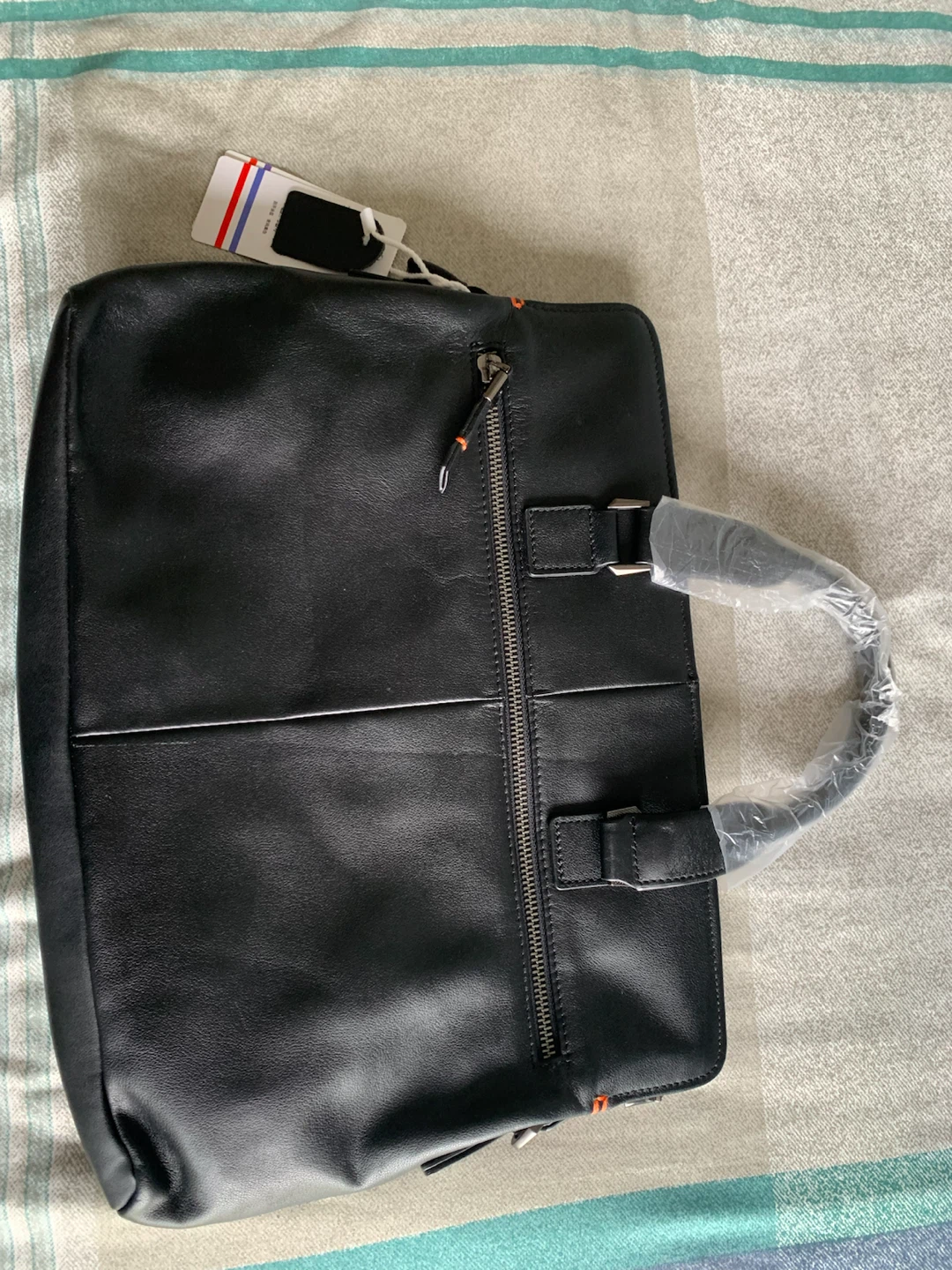 Brand New Genuine Top-Grain Leather Laptop Bag - photo 2