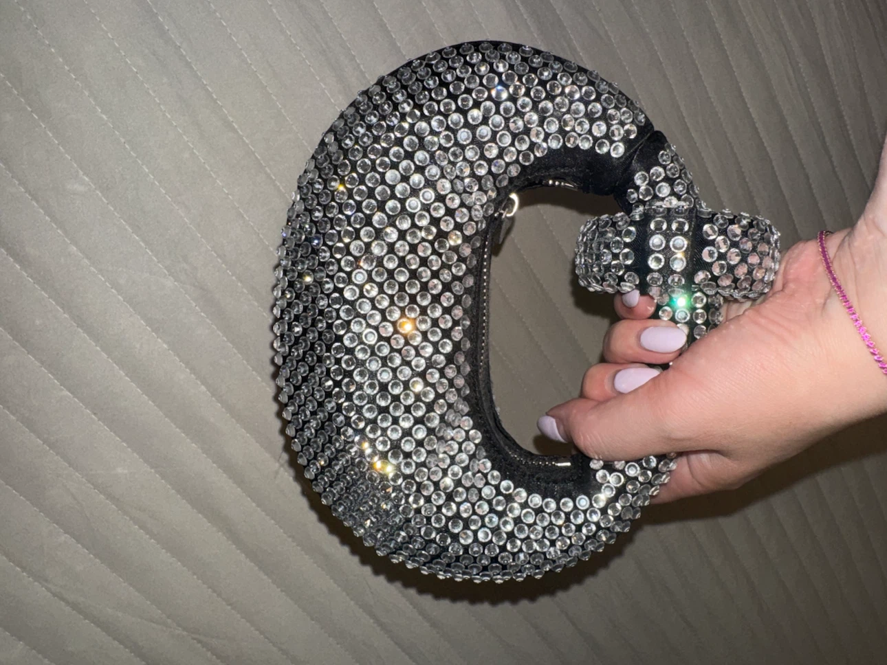 Sparkly Round Handle Handbag - photo 2