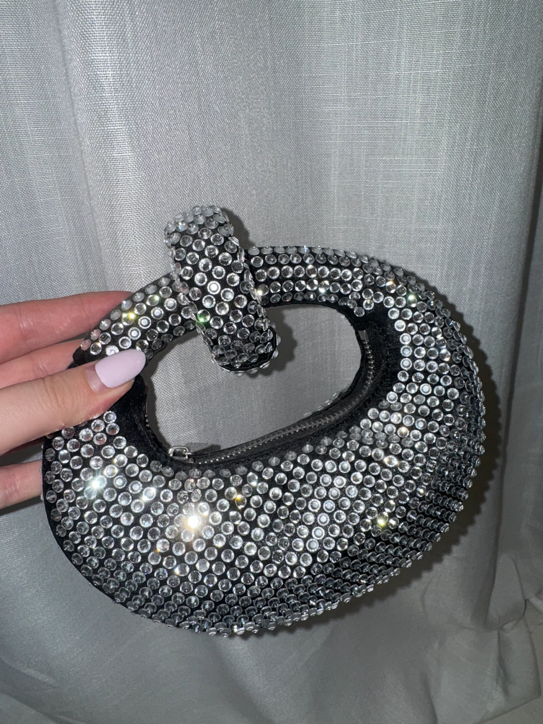 Sparkly Round Handle Handbag - photo 4