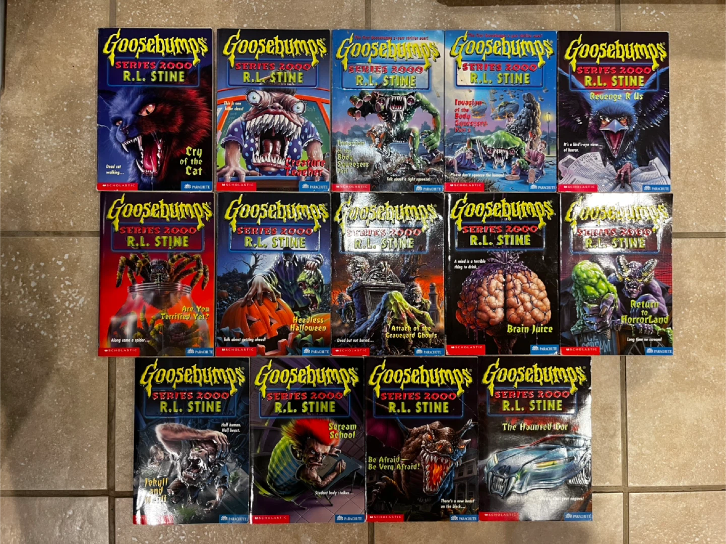 Goosebumps series 2000 books - photo 2