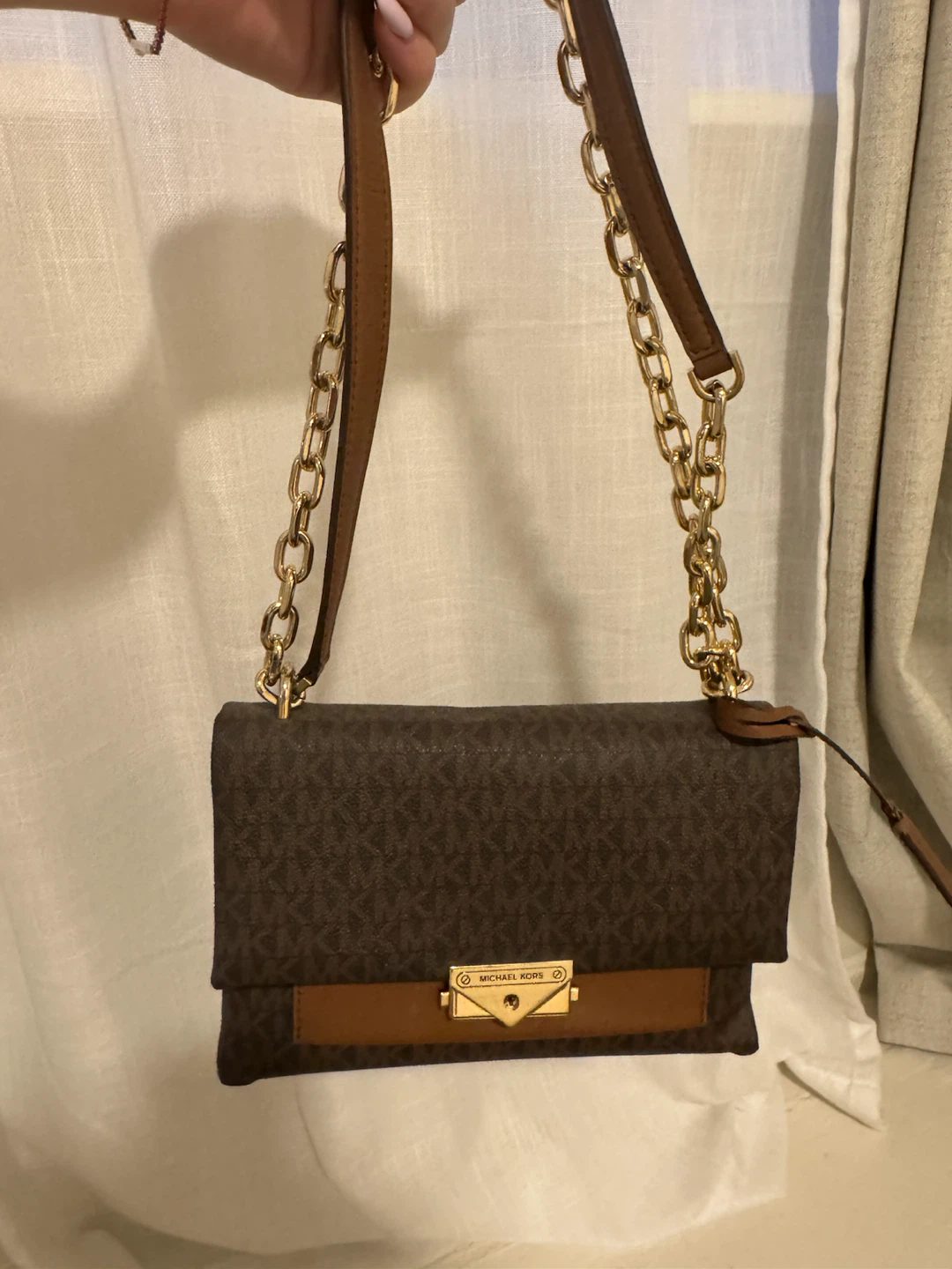 Michael Kors Brown Signature Logo Shoulder Bag - photo 2