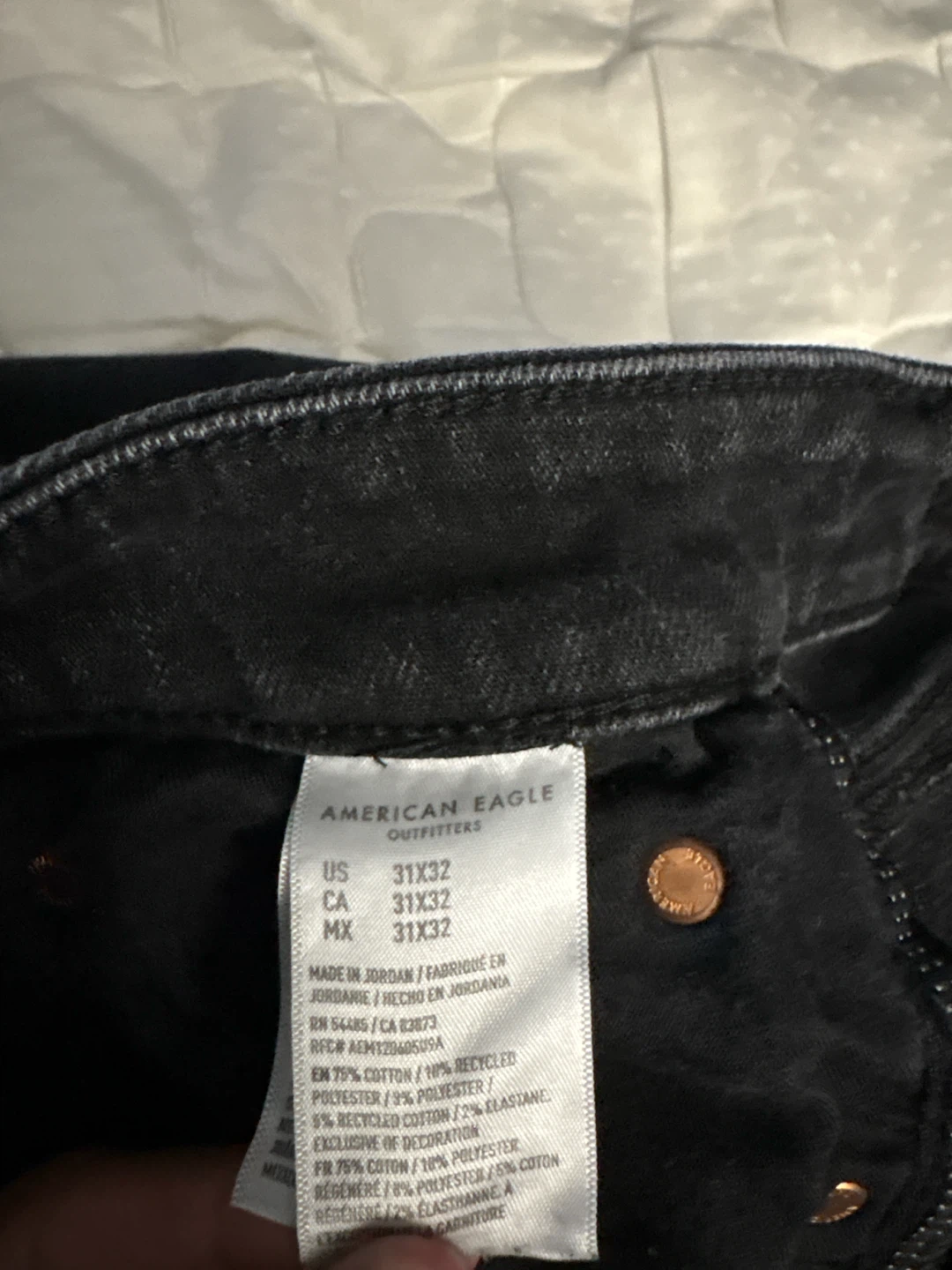 American Eagle Outfitters Black Distressed Jeans - photo 3