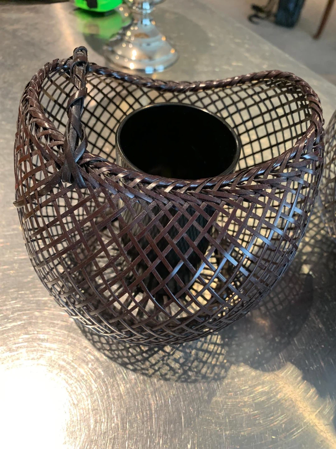 Woven Basket Vase