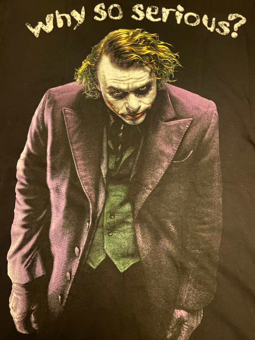 The Dark Knight Joker "Why So Serious?" T-Shirt - photo 2