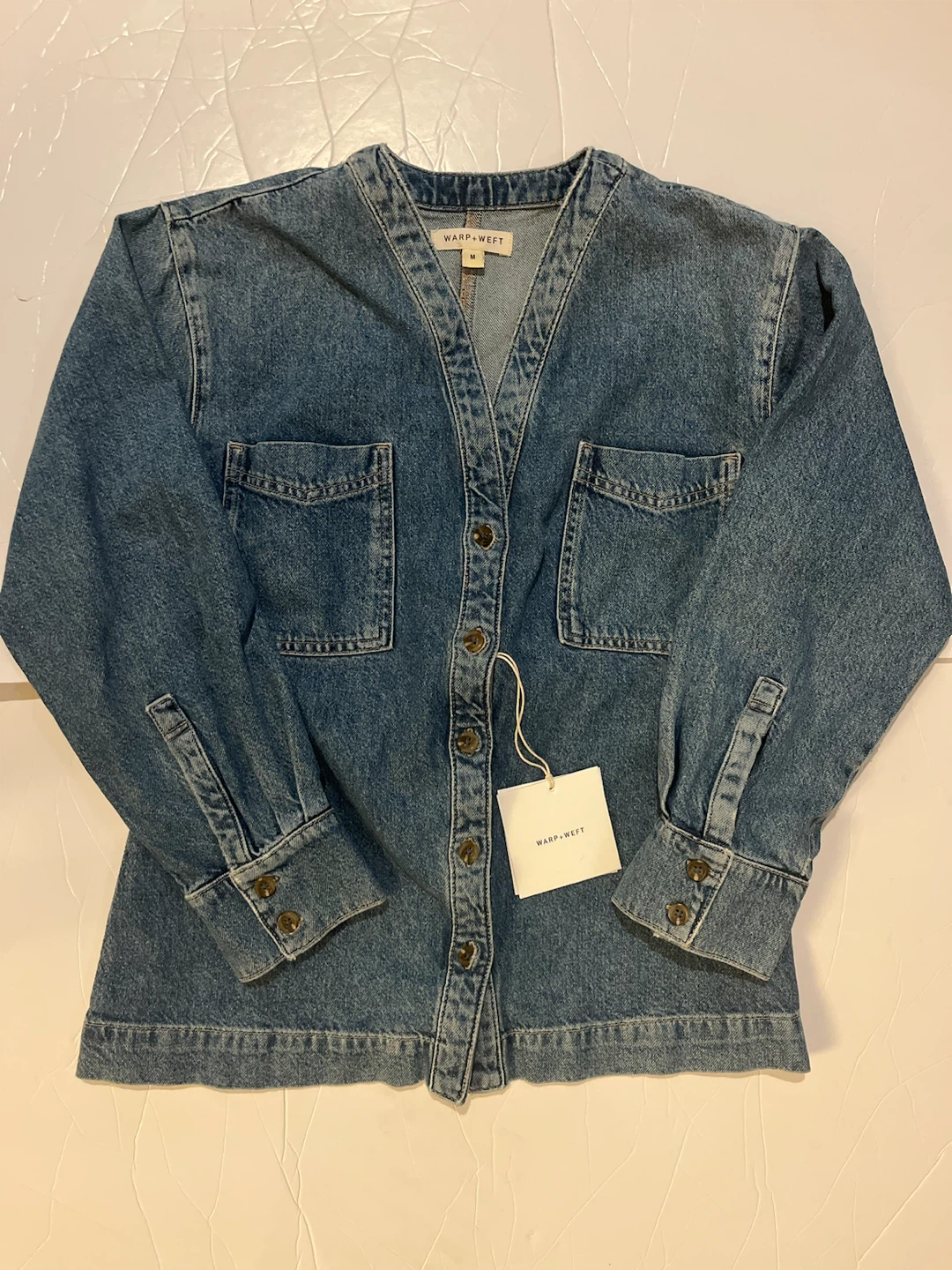WARP + WEFT Denim Button-Up Shirt