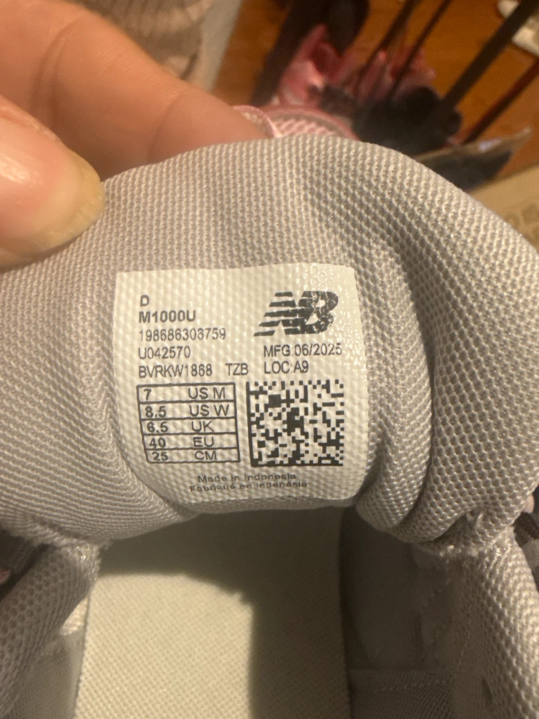 New Balance M1000U Pink Silver Women's Sneakers - photo 5