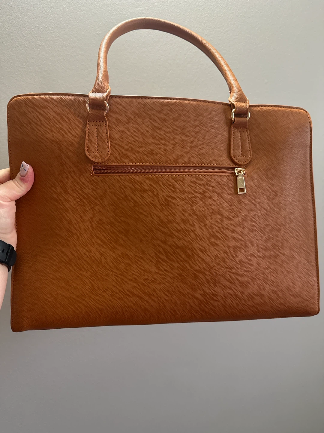 Nubily Laptop Bag Briefcase - Tan - photo 5