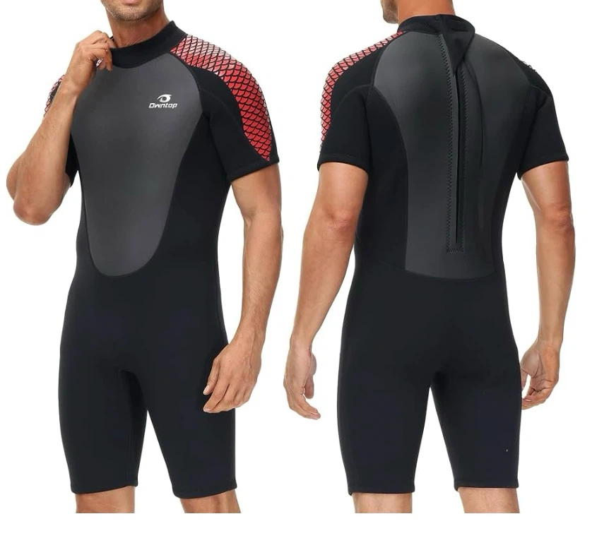 OwnTop Men's 3mm Shorty Wetsuit - photo 3